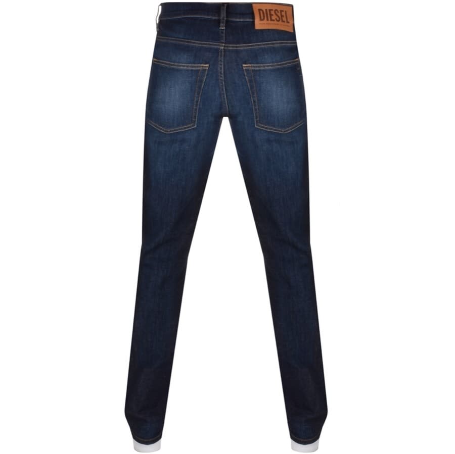 Alternative Image for ProductDiesel D Fining Tapered Fit Jeans Dark Wash Navy2