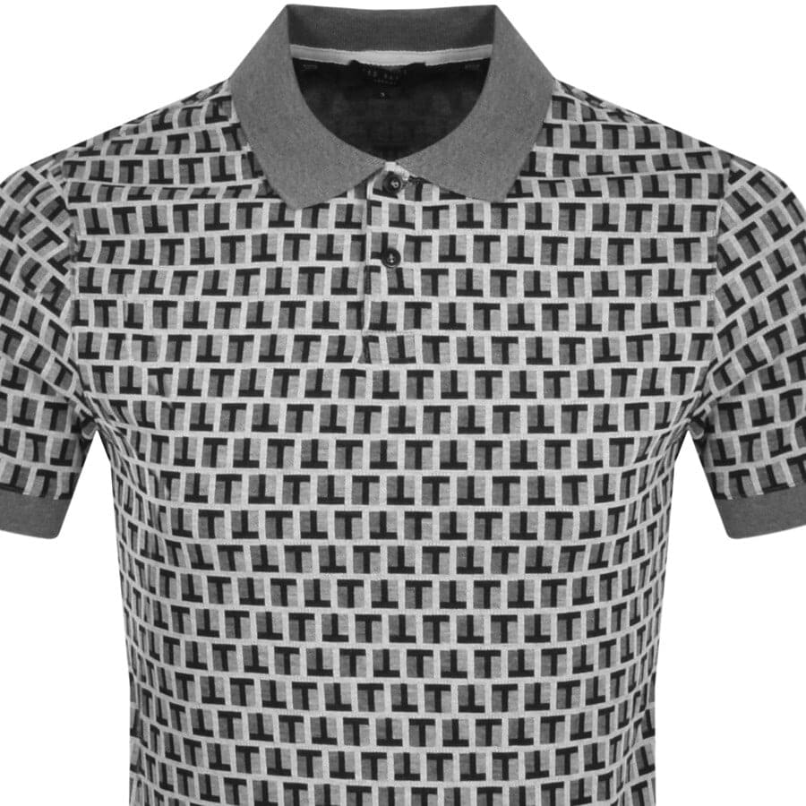 Alternative Image for ProductTed Baker Rebals Polo T Shirt Grey2