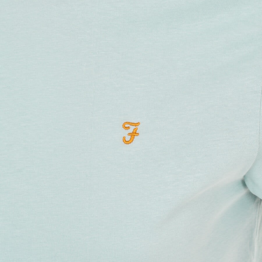 Alternative Image for ProductFarah Vintage Groves Ringer T Shirt Blue3