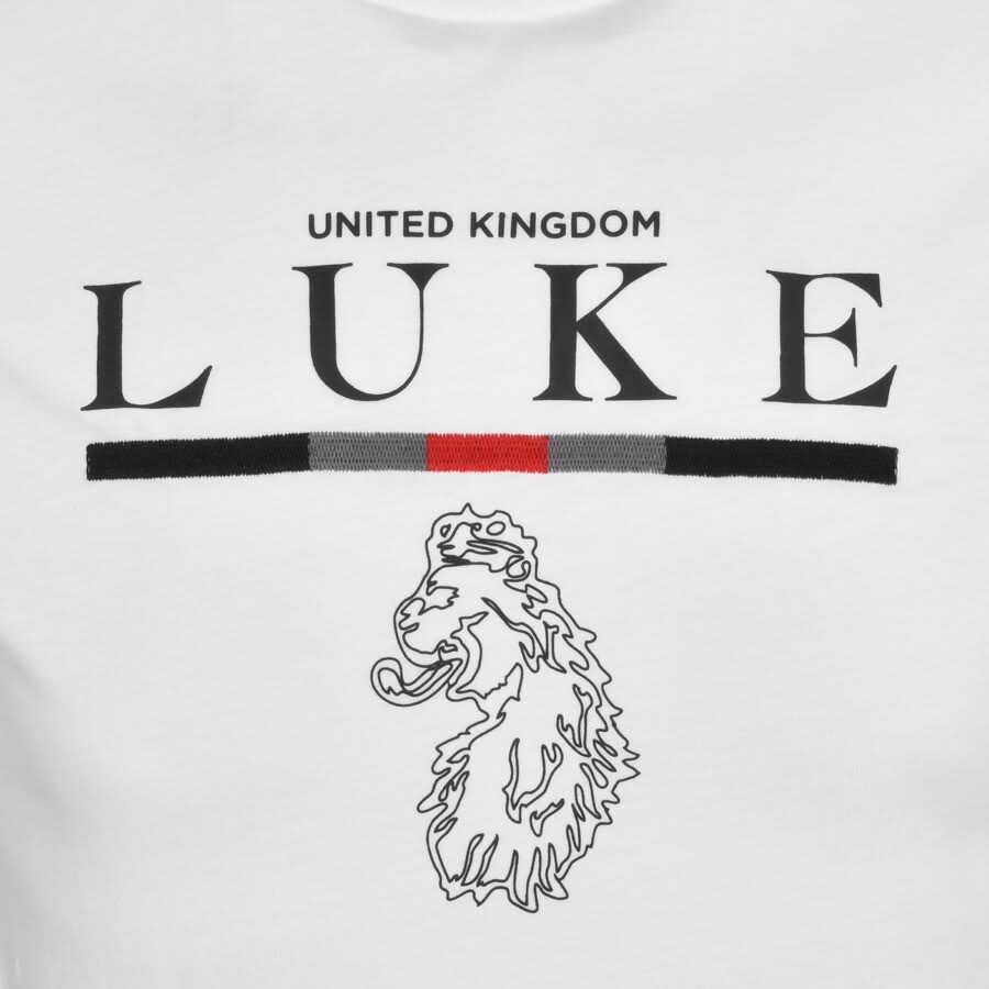 Alternative Image for ProductLuke 1977 Identitee Mix T Shirt White3