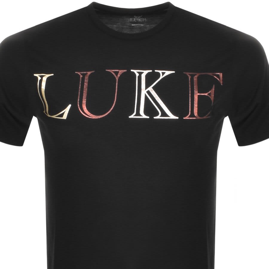 Alternative Image for ProductLuke 1977 Johm Griffiths Text Print T Shirt Black2