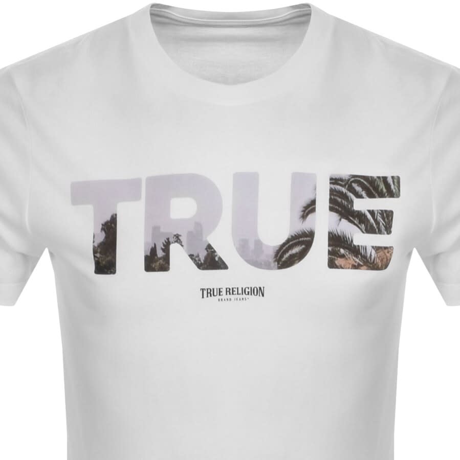 Alternative Image for ProductTrue Religion Photoreal Logo T Shirt White2