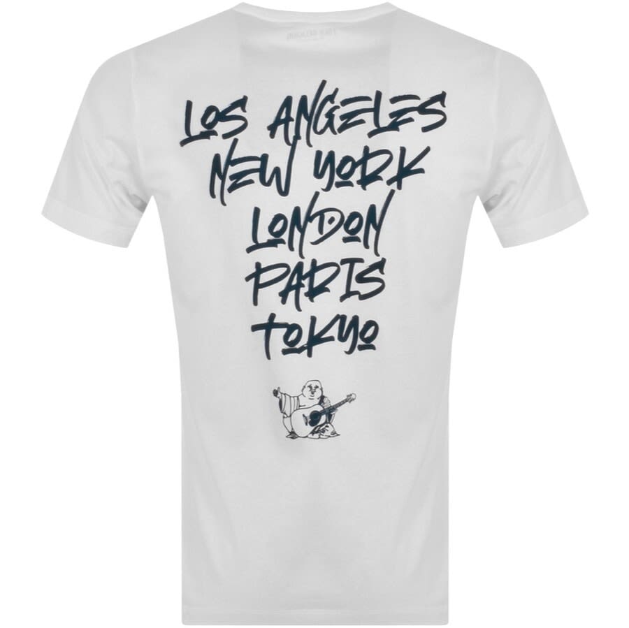 Alternative Image for ProductTrue Religion City Names Logo T Shirt White3