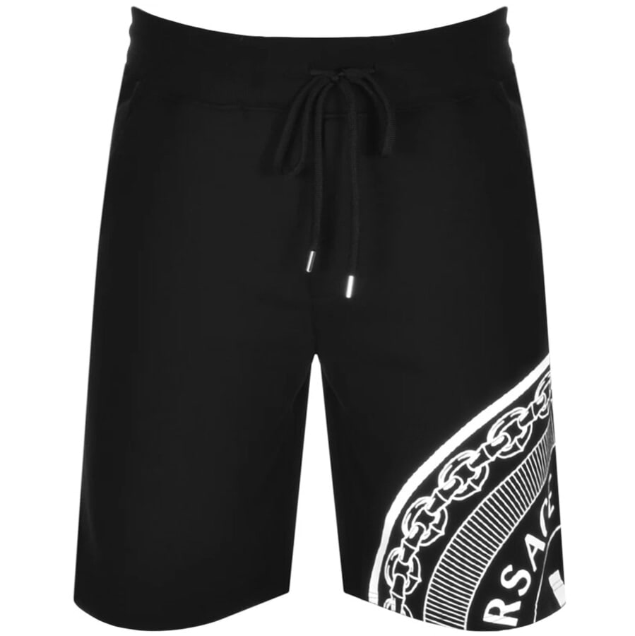 Alternative Image for ProductVersace Jeans Couture Print Logo Shorts Black1