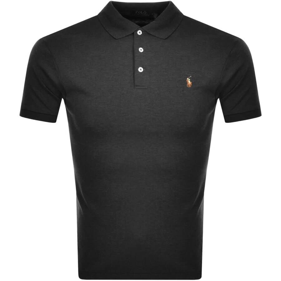 Alternative Image for ProductRalph Lauren Slim Fit Polo T Shirt Grey1