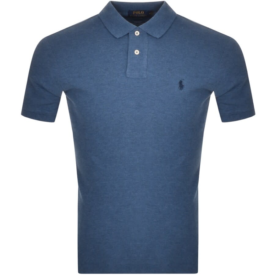 Alternative Image for ProductRalph Lauren Slim Fit Polo T Shirt Blue1