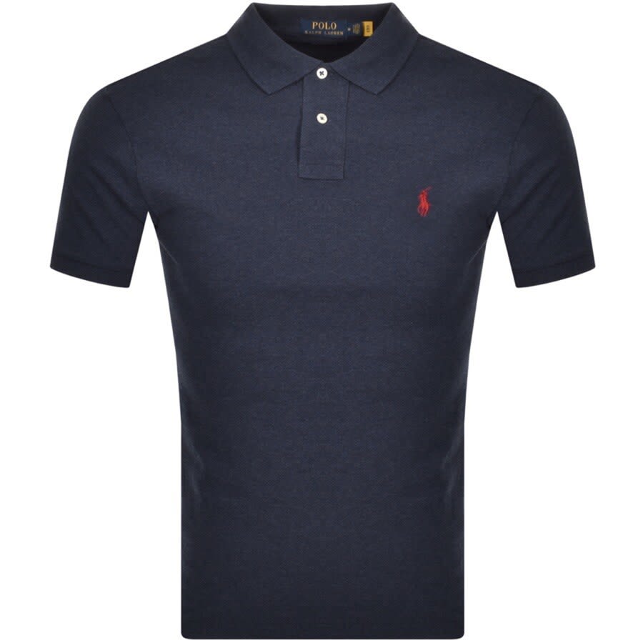 Alternative Image for ProductRalph Lauren Slim Fit Polo T Shirt Blue1