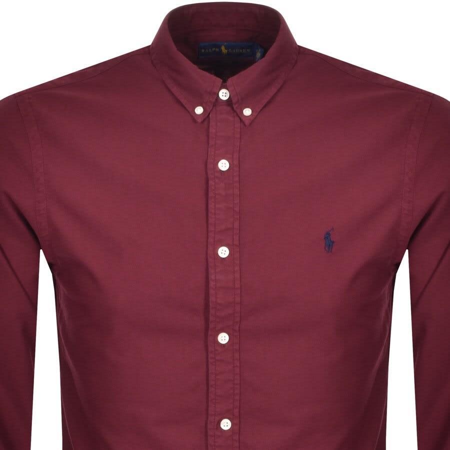 Alternative Image for ProductRalph Lauren Oxford Long Sleeved Shirt Red2