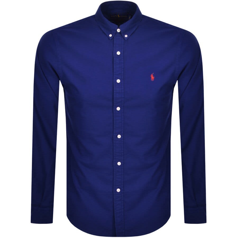 Alternative Image for ProductRalph Lauren Oxford Long Sleeved Shirt Blue1