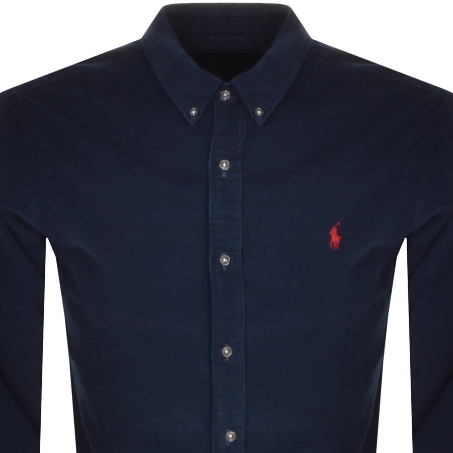 Alternative Image for ProductRalph Lauren Corduroy Long Sleeved Shirt Navy2