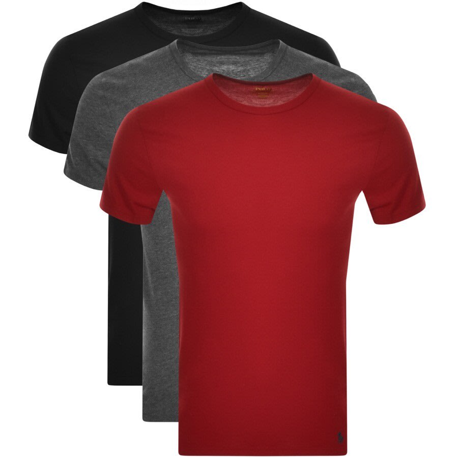 Alternative Image for ProductRalph Lauren 3 Pack Short Sleeve T Shirts Black1