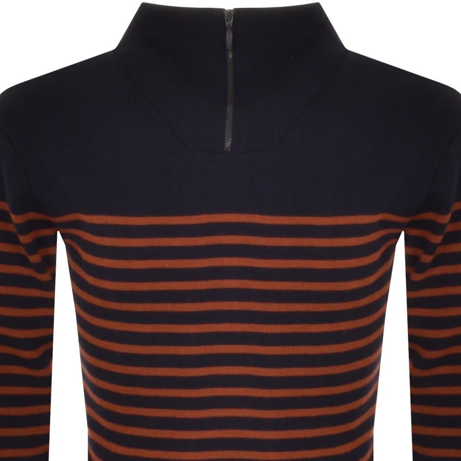 Alternative Image for ProductArmor Lux Half Zip Knit Jumper Navy2