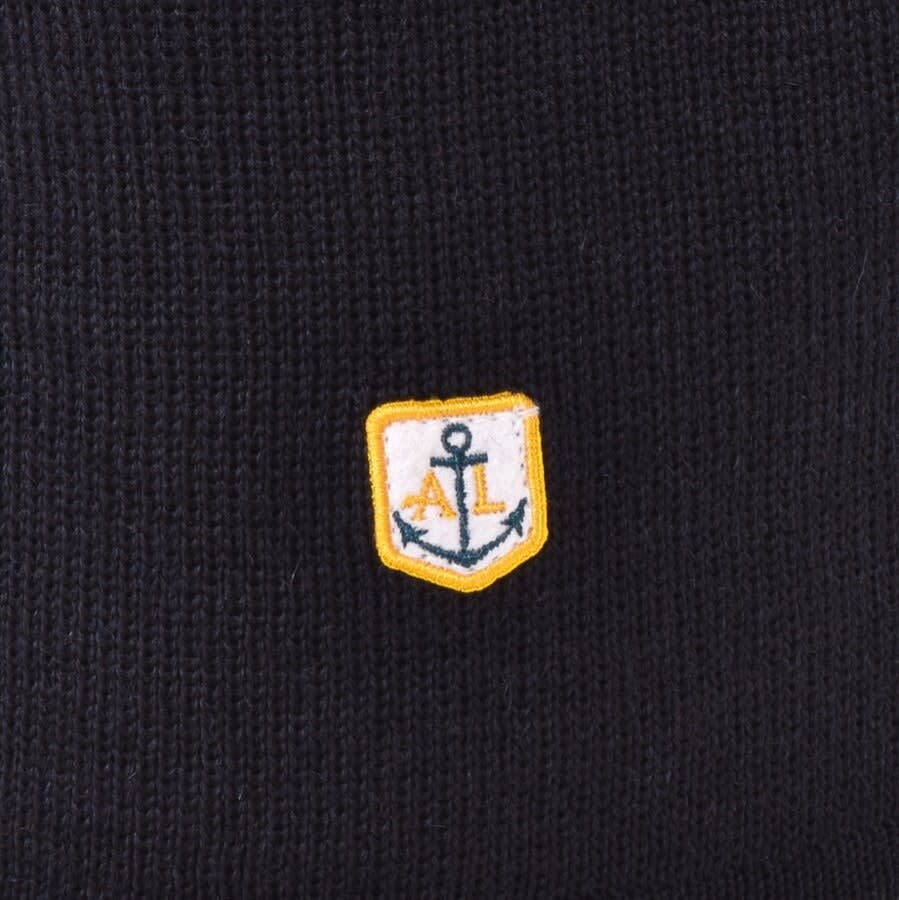 Alternative Image for ProductArmor Lux Half Zip Knit Jumper Navy3