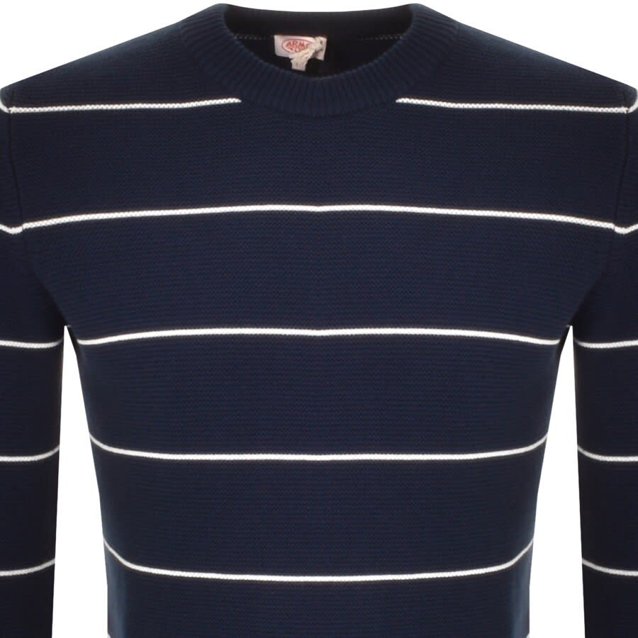 Alternative Image for ProductArmor Lux Striped Knit Jumper Navy2