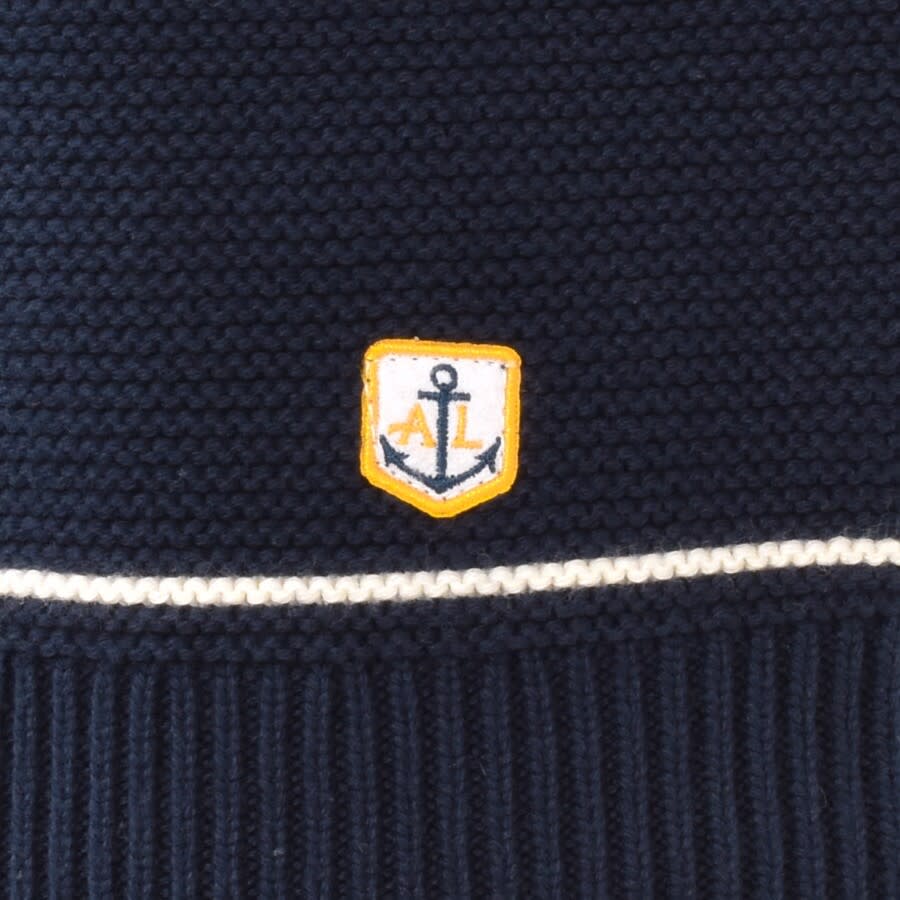 Alternative Image for ProductArmor Lux Striped Knit Jumper Navy3