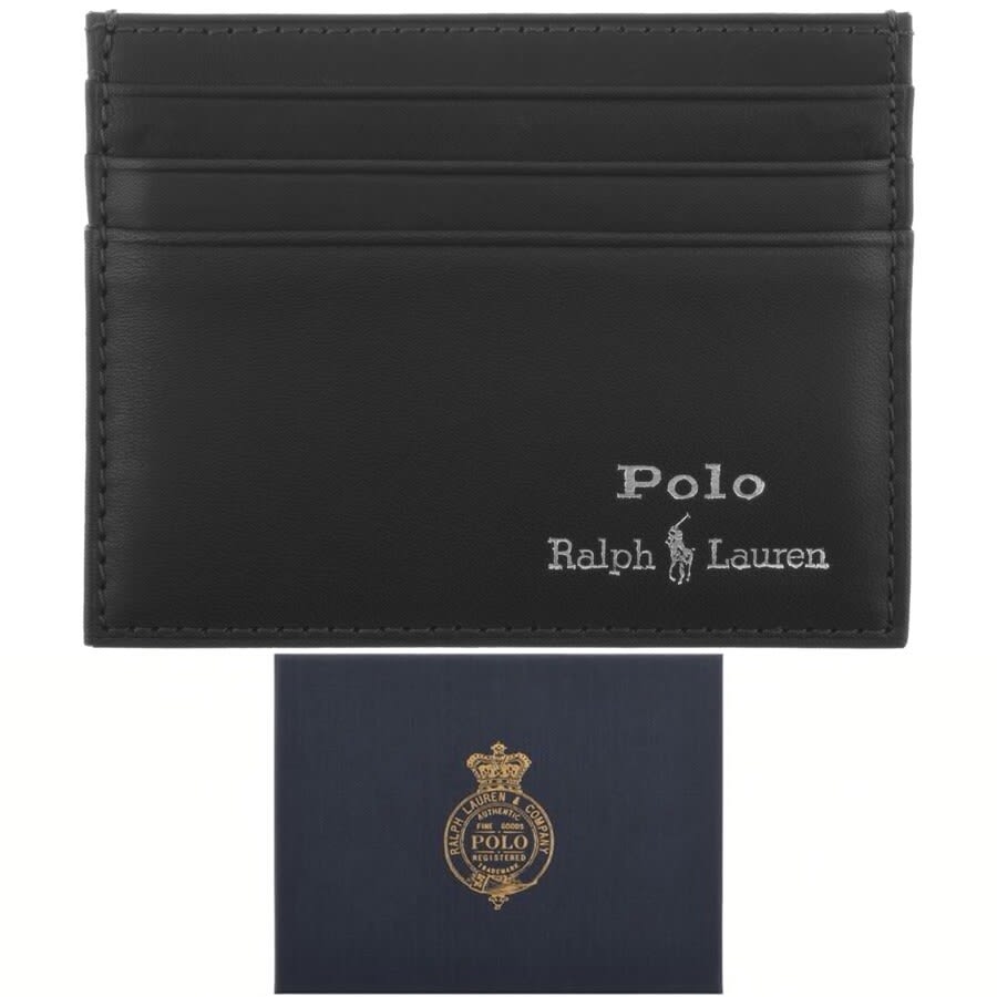 Alternative Image for ProductRalph Lauren Leather Card Holder Black1