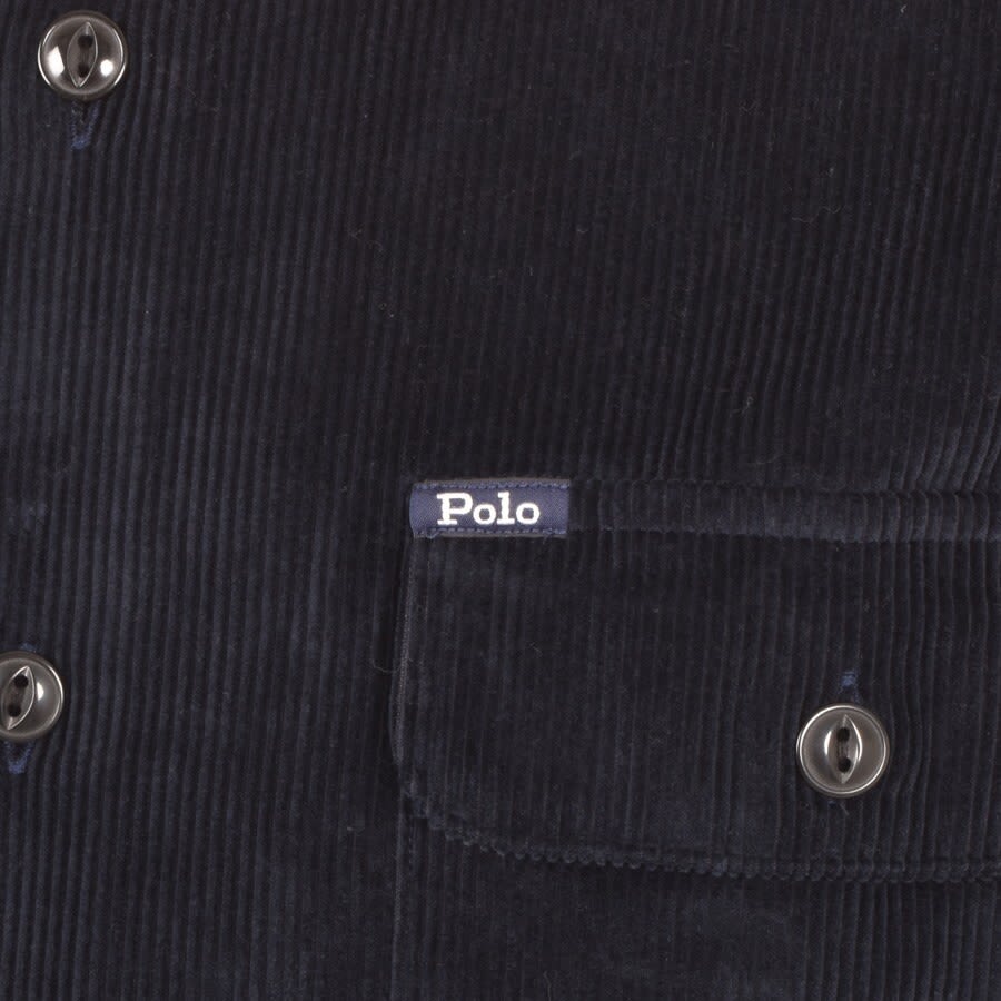 Alternative Image for ProductRalph Lauren Corduroy Long Sleeved Shirt Blue3