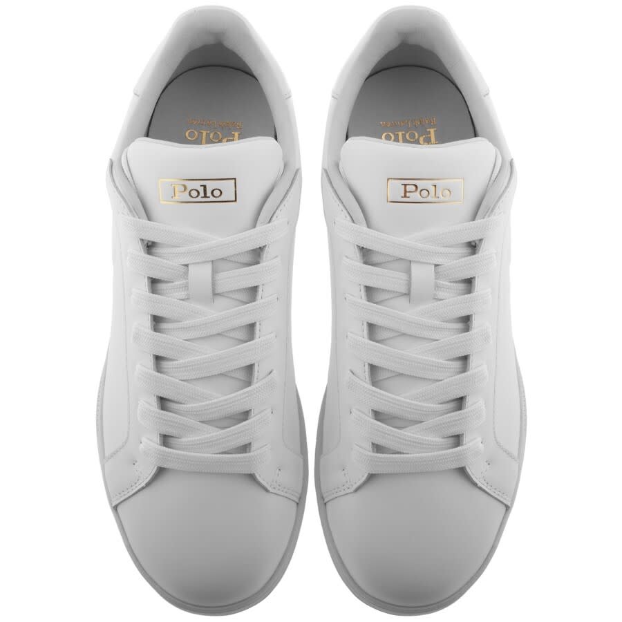 Alternative Image for ProductRalph Lauren Heritage Court Trainers White3