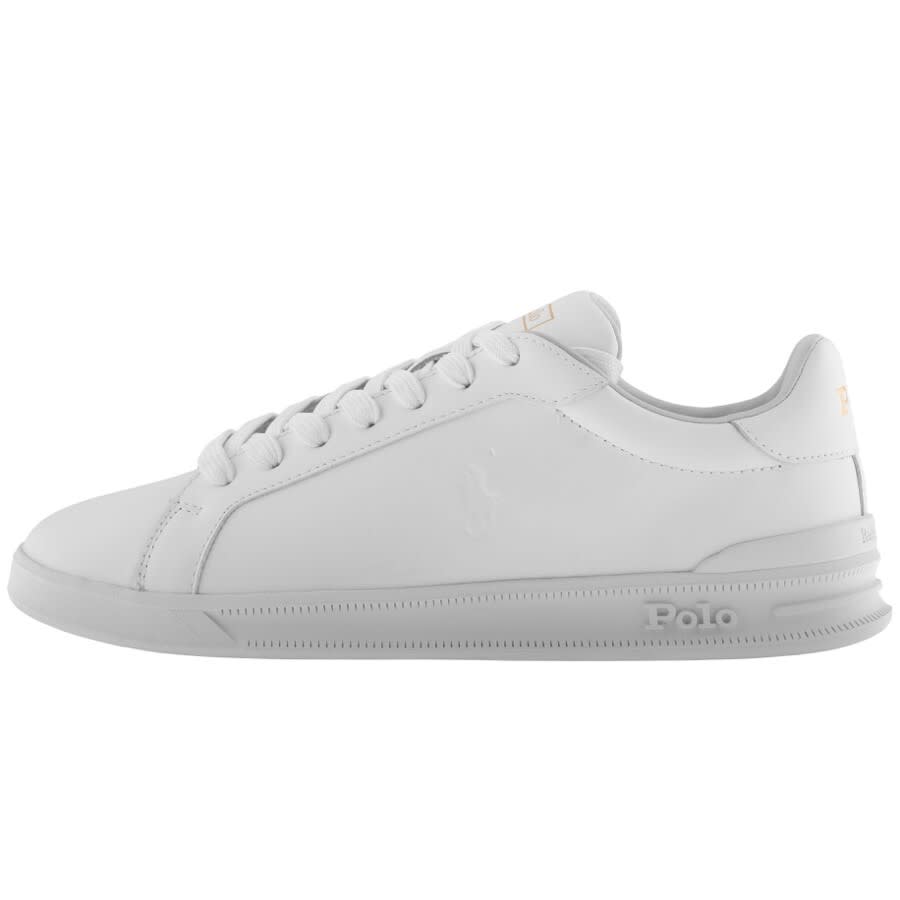 Alternative Image for ProductRalph Lauren Heritage Court Trainers White1