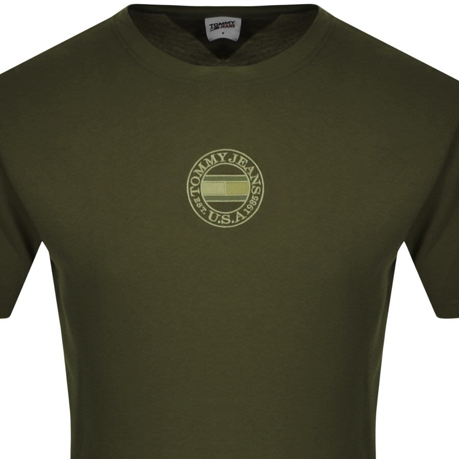 Alternative Image for ProductTommy Jeans Circular Logo T Shirt Green2