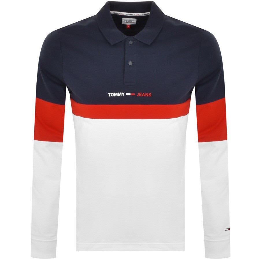 tommy jeans long sleeve polo