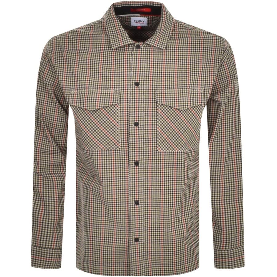 Alternative Image for ProductTommy Jeans Long Sleeved Overshirt Beige1
