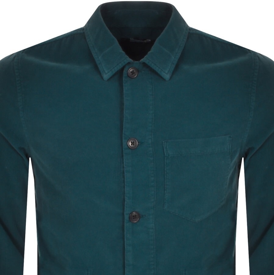 Alternative Image for ProductPS By Paul Smith Long Sleeved Overshirt Blue2