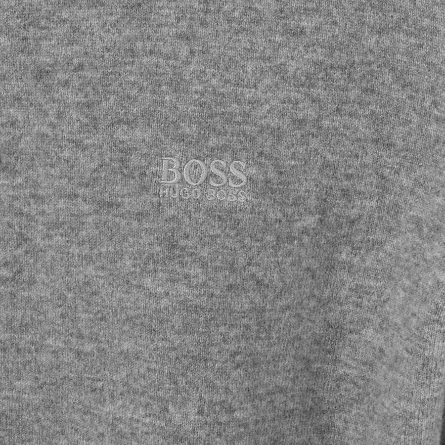Alternative Image for ProductBOSS Barlo N Half Zip Knit Jumper Grey3