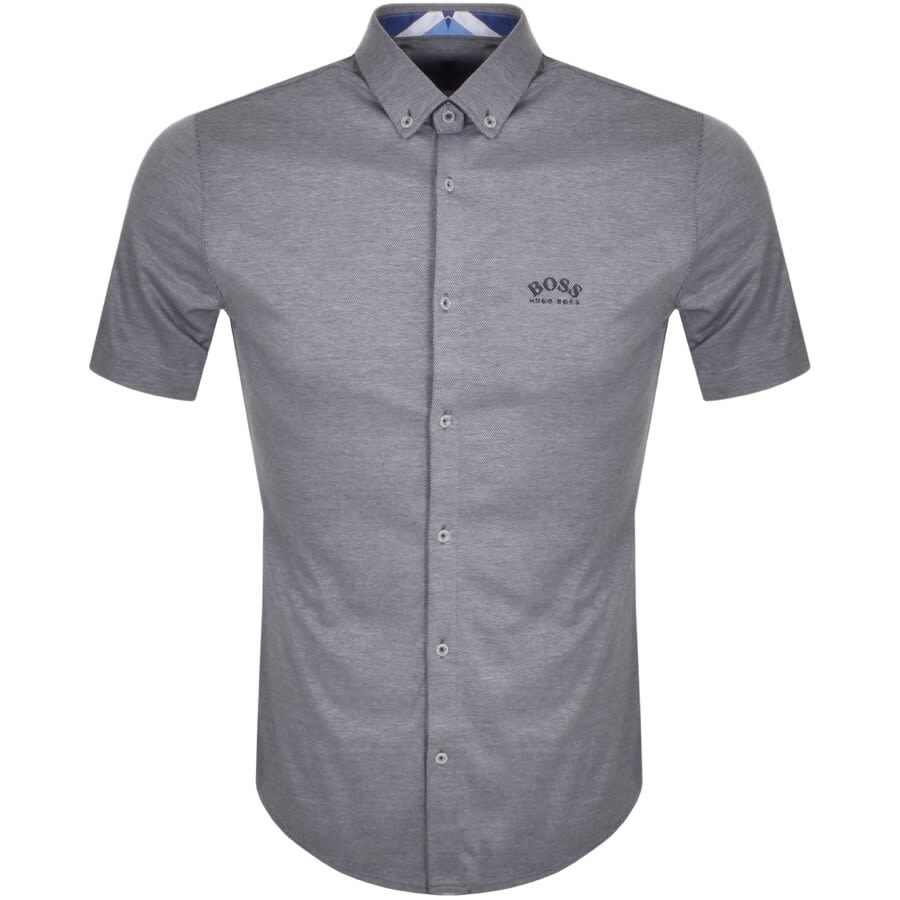 Alternative Image for ProductBOSS Biada R Short Sleeved Shirt Navy1
