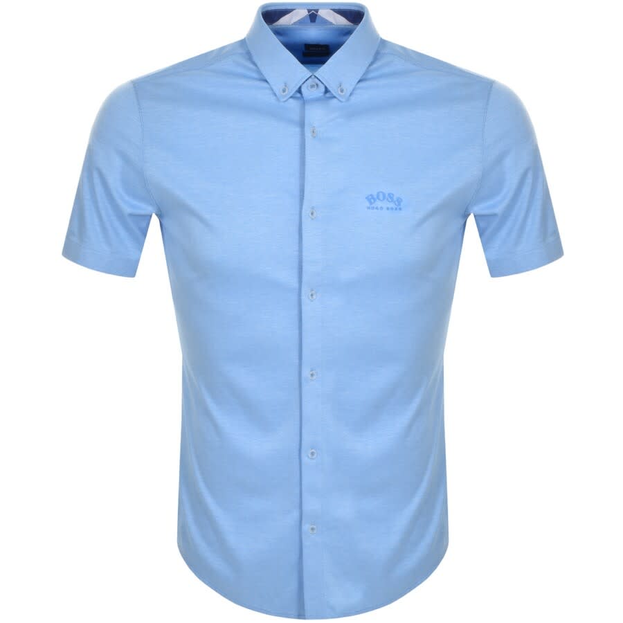 Alternative Image for ProductBOSS Biada R Short Sleeved Shirt Blue1