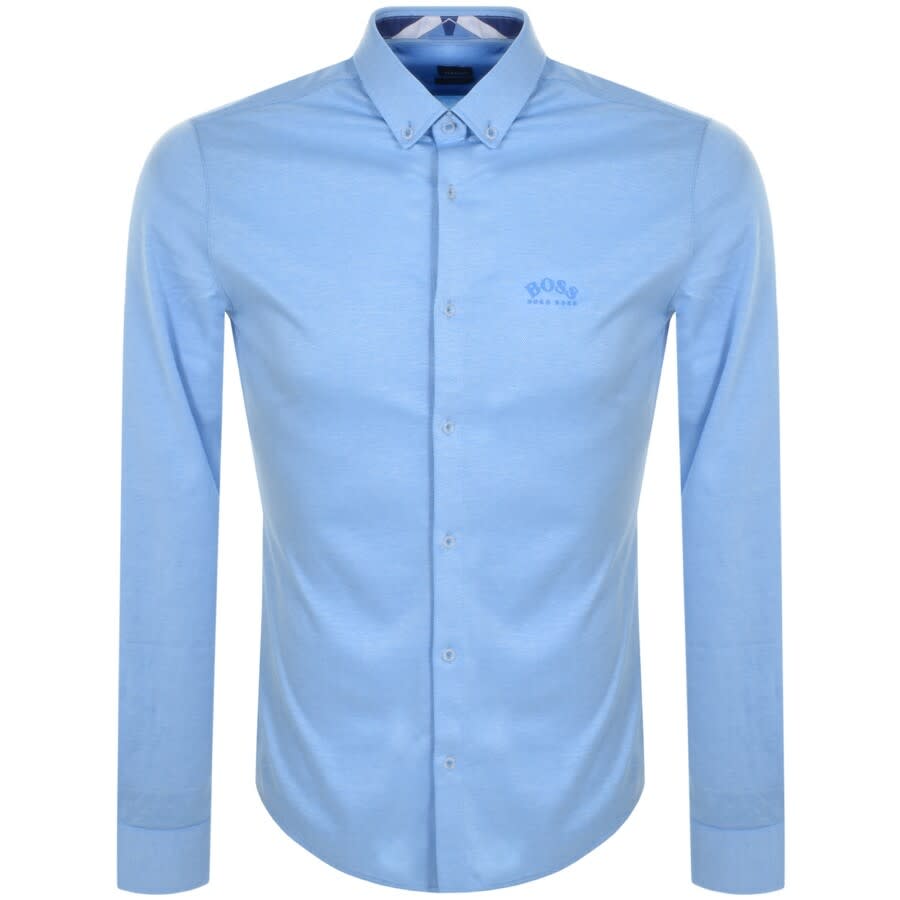 Alternative Image for ProductBOSS Biada R Long Sleeved Shirt Blue1