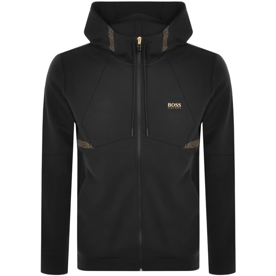 Alternative Image for ProductBOSS Saggy 2 Full Zip Hoodie Black1