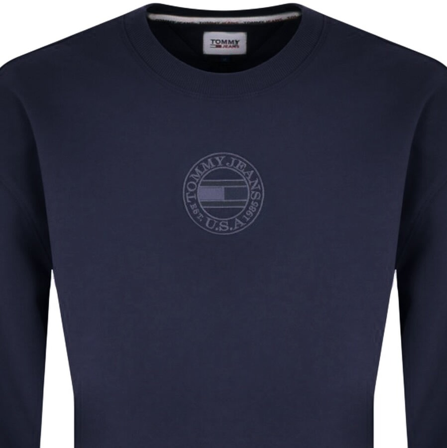 Alternative Image for ProductTommy Jeans Circular Logo Sweatshirt Navy2