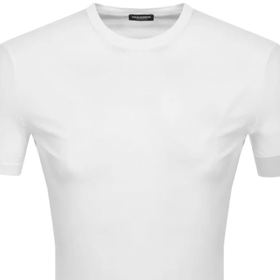 Alternative Image for ProductDSQUARED2 Logo Sleeve T Shirt White2