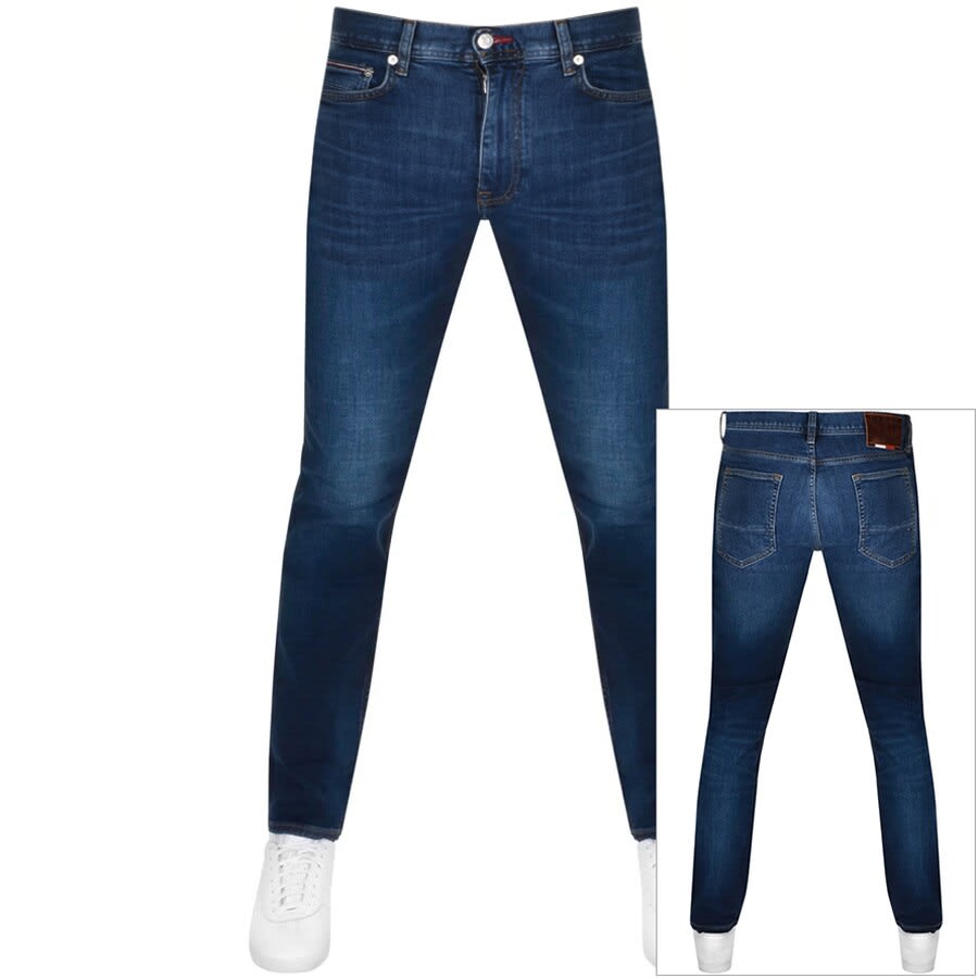 Bleecker Fit Jeans Blue | Mainline Menswear Denmark
