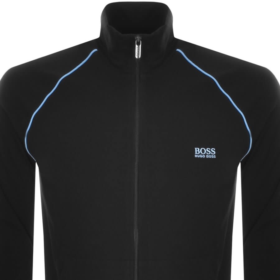 Alternative Image for ProductBOSS Bodywear Full Zip Sweatshirt Black2