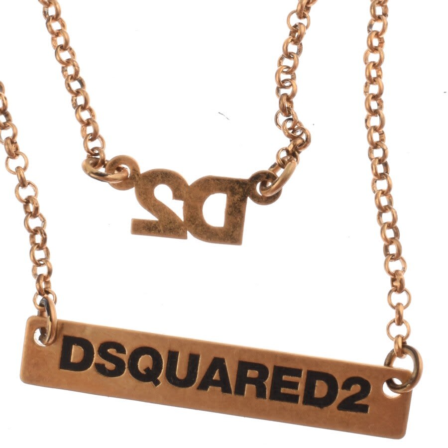Alternative Image for ProductDSQUARED2 Two Chain Bracelet Gold2