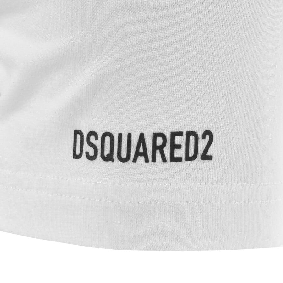 Alternative Image for ProductDSQUARED2 Logo Loungewear T Shirt White3
