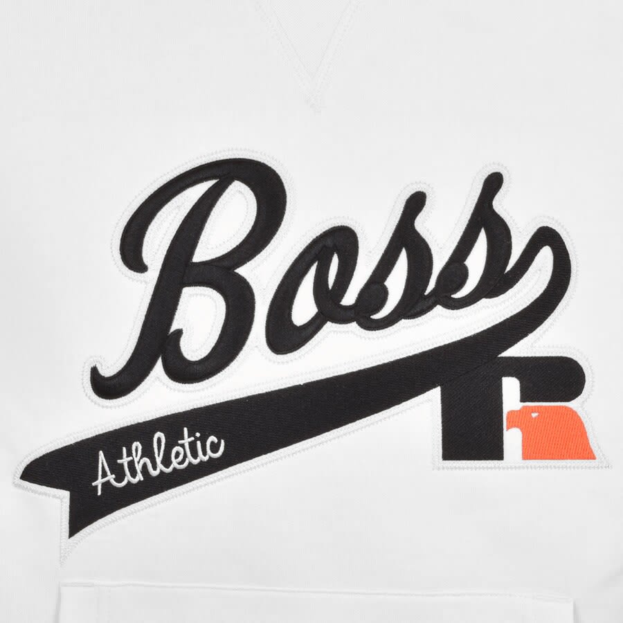 Alternative Image for ProductBOSS X Russell Athletic Safa Hoodie White3