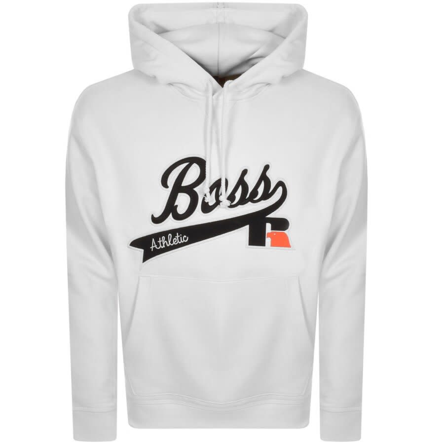 Alternative Image for ProductBOSS X Russell Athletic Safa Hoodie White1