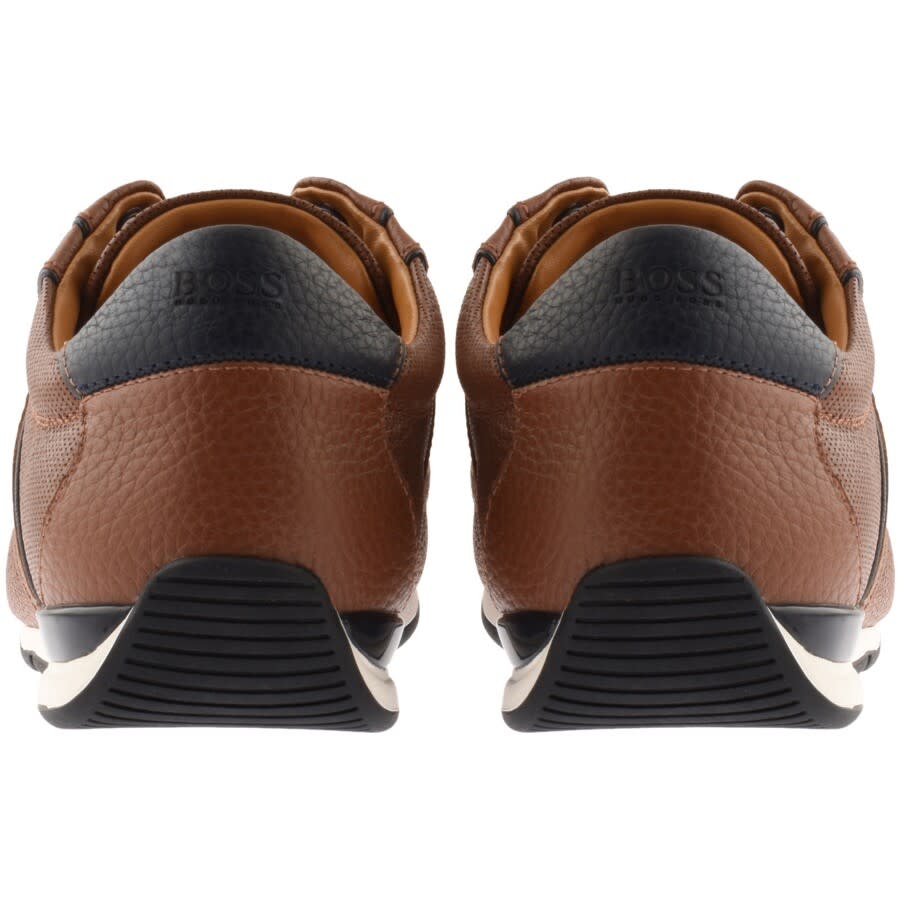 Alternative Image for ProductBOSS Saturn Lowp Trainers Brown2
