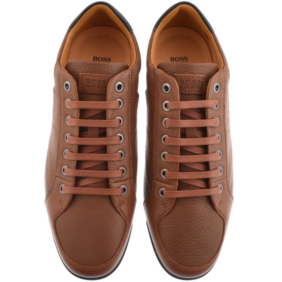 Alternative Image for ProductBOSS Saturn Lowp Trainers Brown3