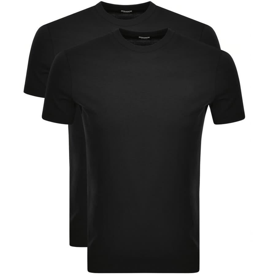 Alternative Image for ProductDSQUARED2 2 Pack T Shirts Black1