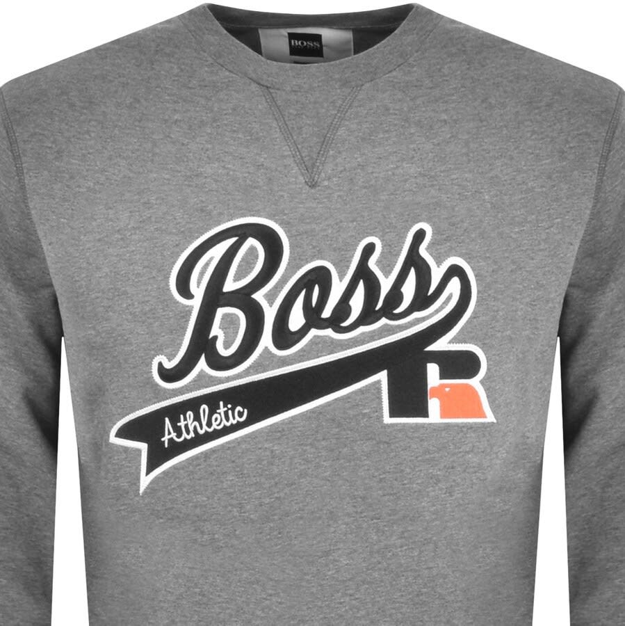 Alternative Image for ProductBOSS X Russell Athletic Stedman Sweatshirt Grey2