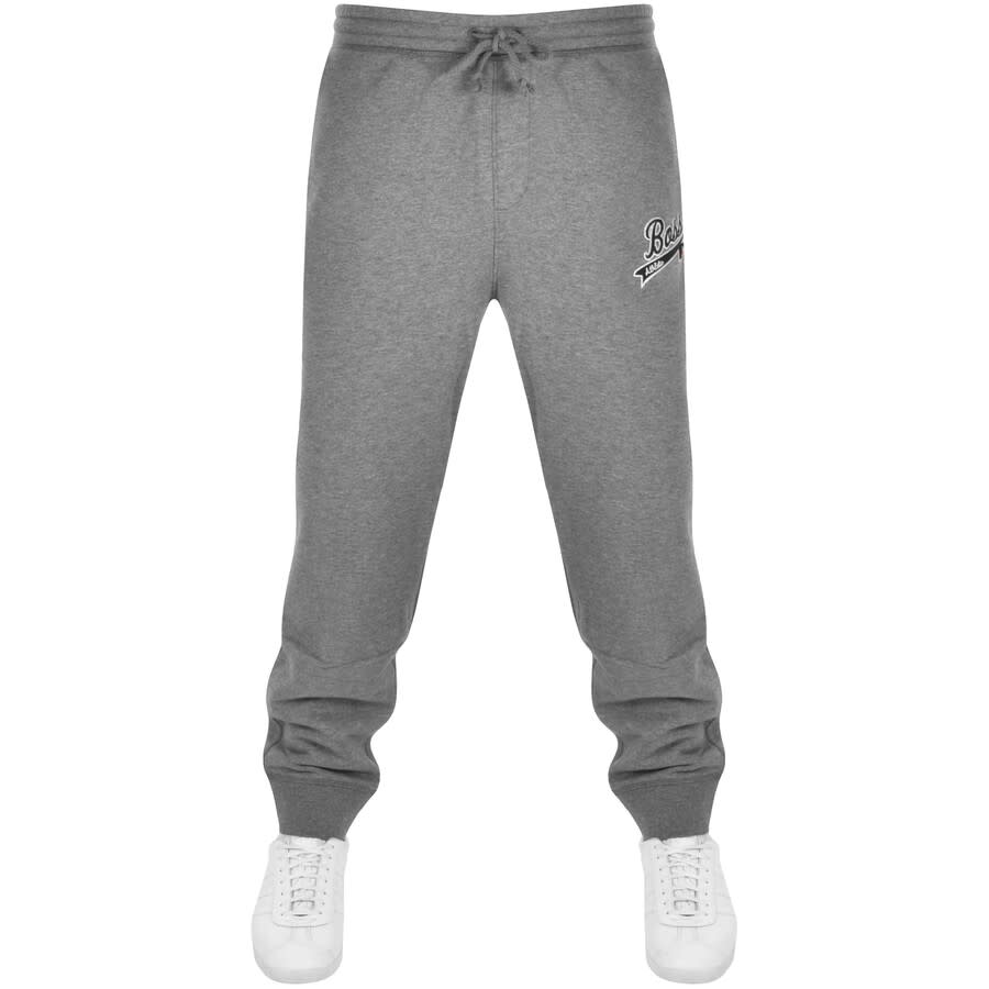 Alternative Image for ProductBOSS X Russell Athletic Jogging Bottoms Grey1