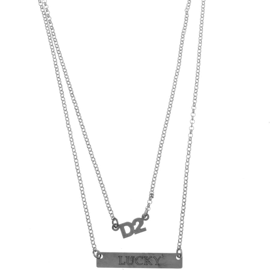 Alternative Image for ProductDSQUARED2 Two Chain Necklace Silver1