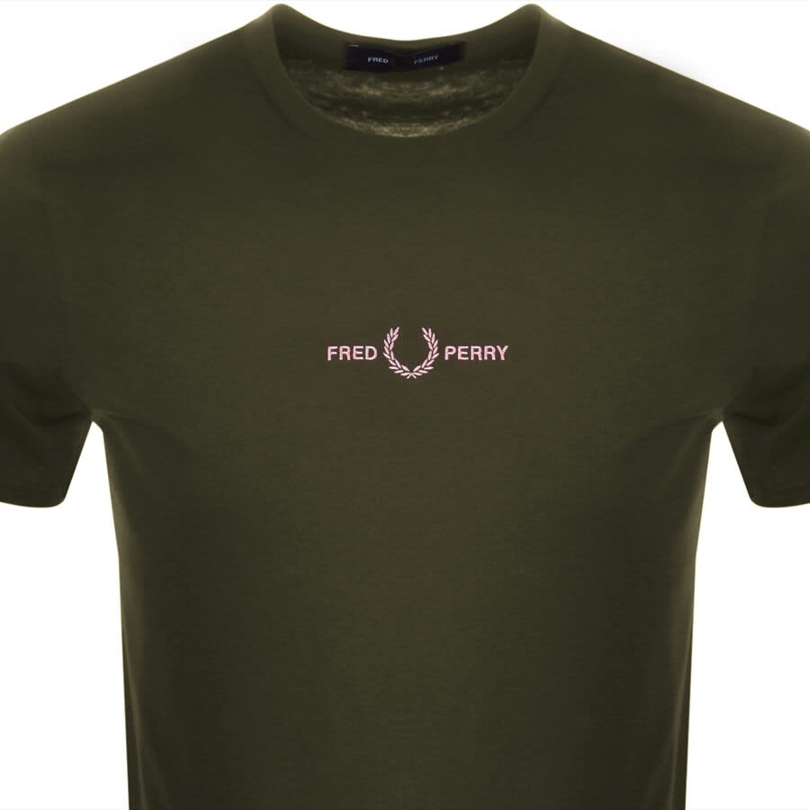 Alternative Image for ProductFred Perry Logo T Shirt Green2