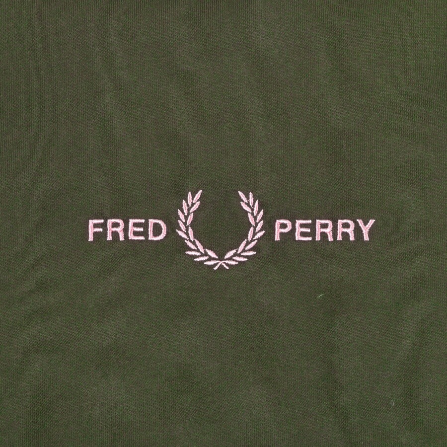Alternative Image for ProductFred Perry Logo T Shirt Green3