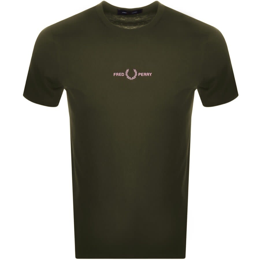Alternative Image for ProductFred Perry Logo T Shirt Green1