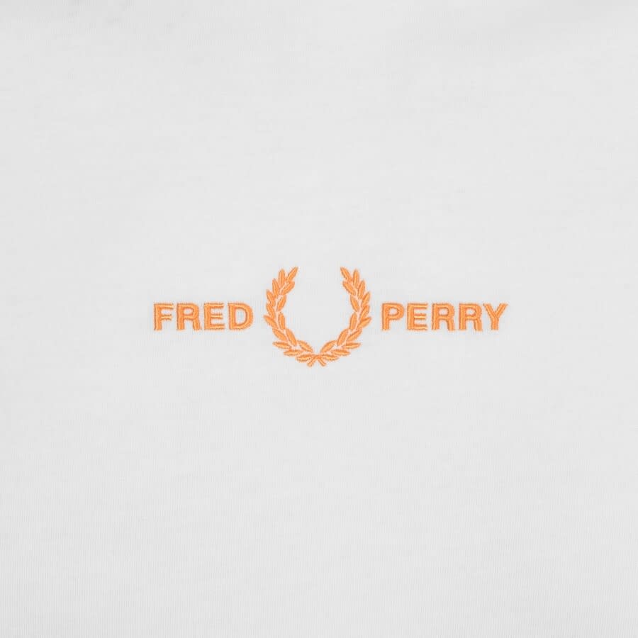 Alternative Image for ProductFred Perry Logo T Shirt White3